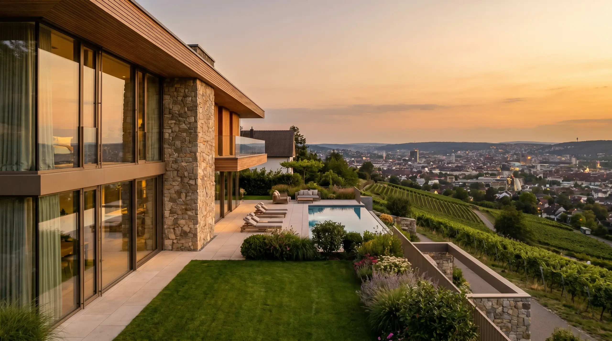 Maklervertrag Alleinauftrag Stuttgart – Elegante Villa in Stuttgarter Halbhöhenlage mit Stadtpanorama