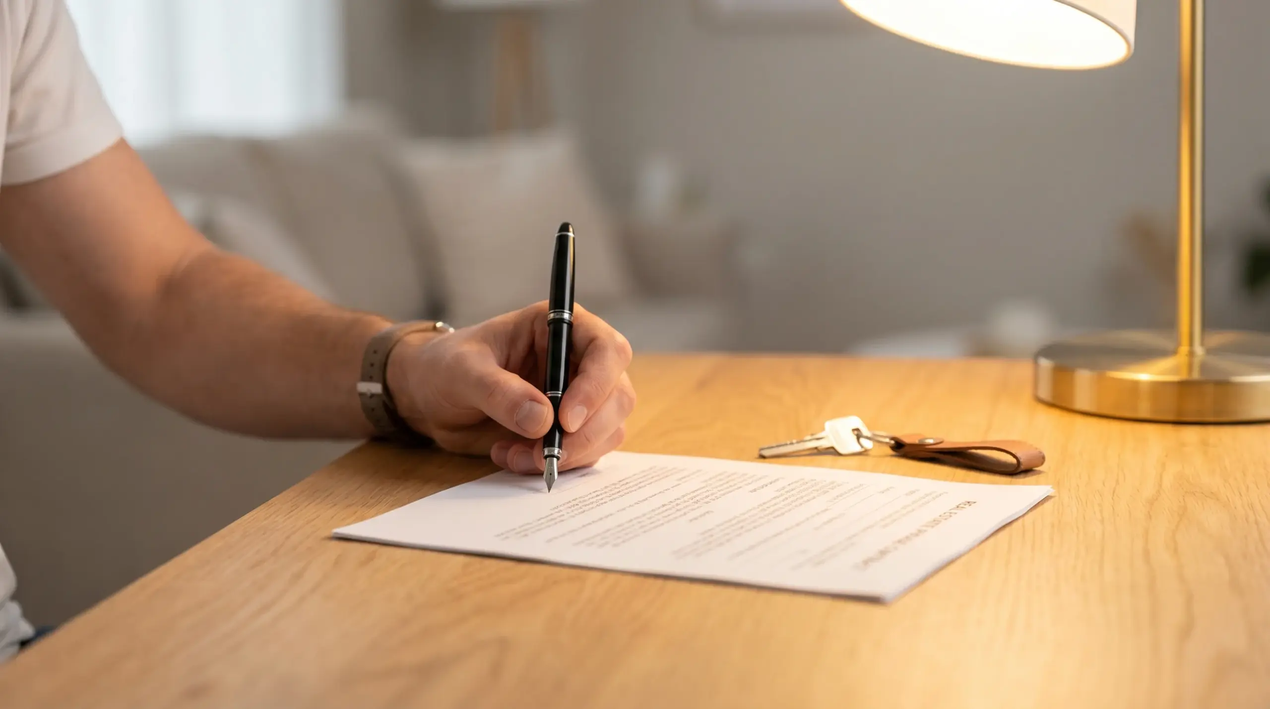 Vertragsunterschrift beim Immobilienverkauf in Stuttgart – Makler oder Privatverkauf