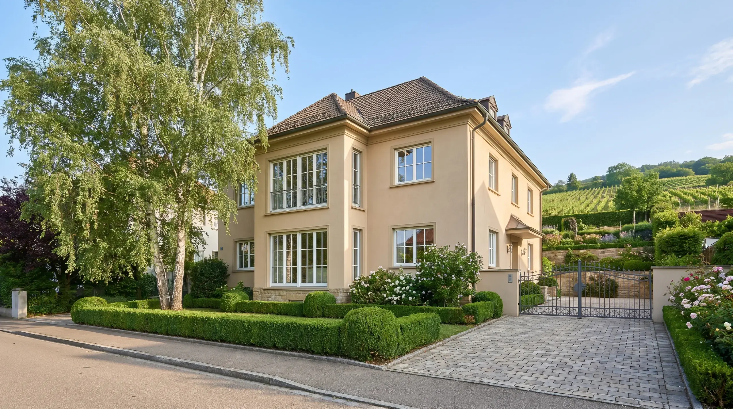 Bodenrichtwert Stuttgart 2026 – Villa in der Halbhöhenlage mit Weinbergblick