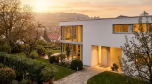 Immobilienbewertung Stuttgart kostenlos – Stuttgarter Villa im Abendlicht