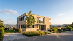 Haus verkaufen Stuttgart – Villa in der Stuttgarter Halbhöhenlage mit Stadtpanorama im Hintergrund