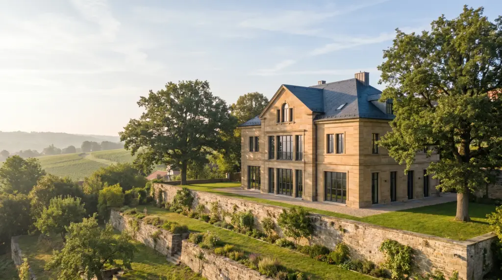 Bodenrichtwert Stuttgart – Villa in Halbhöhenlage mit Aussicht über die Stadt