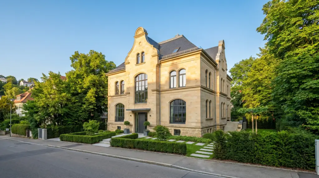 Maklerprovision Stuttgart – Premium-Villa in Stuttgarts Halbhöhenlage beim Immobilienverkauf