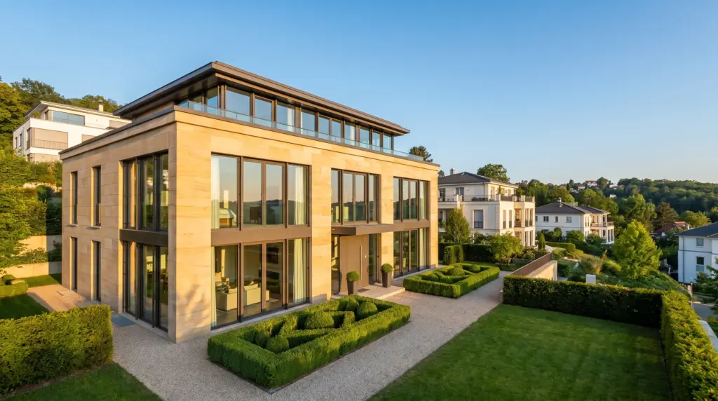 Maklerprovision Stuttgart – elegante Villa auf der Halbhöhenlage als typisches Stuttgarter Verkaufsobjekt