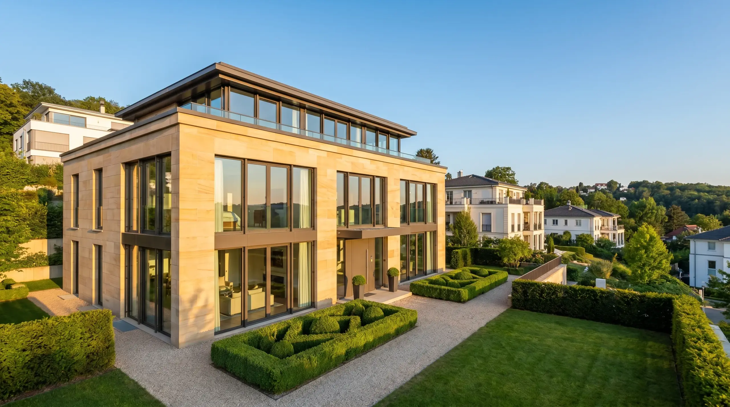 Maklerprovision Stuttgart – elegante Villa auf der Halbhöhenlage als typisches Stuttgarter Verkaufsobjekt