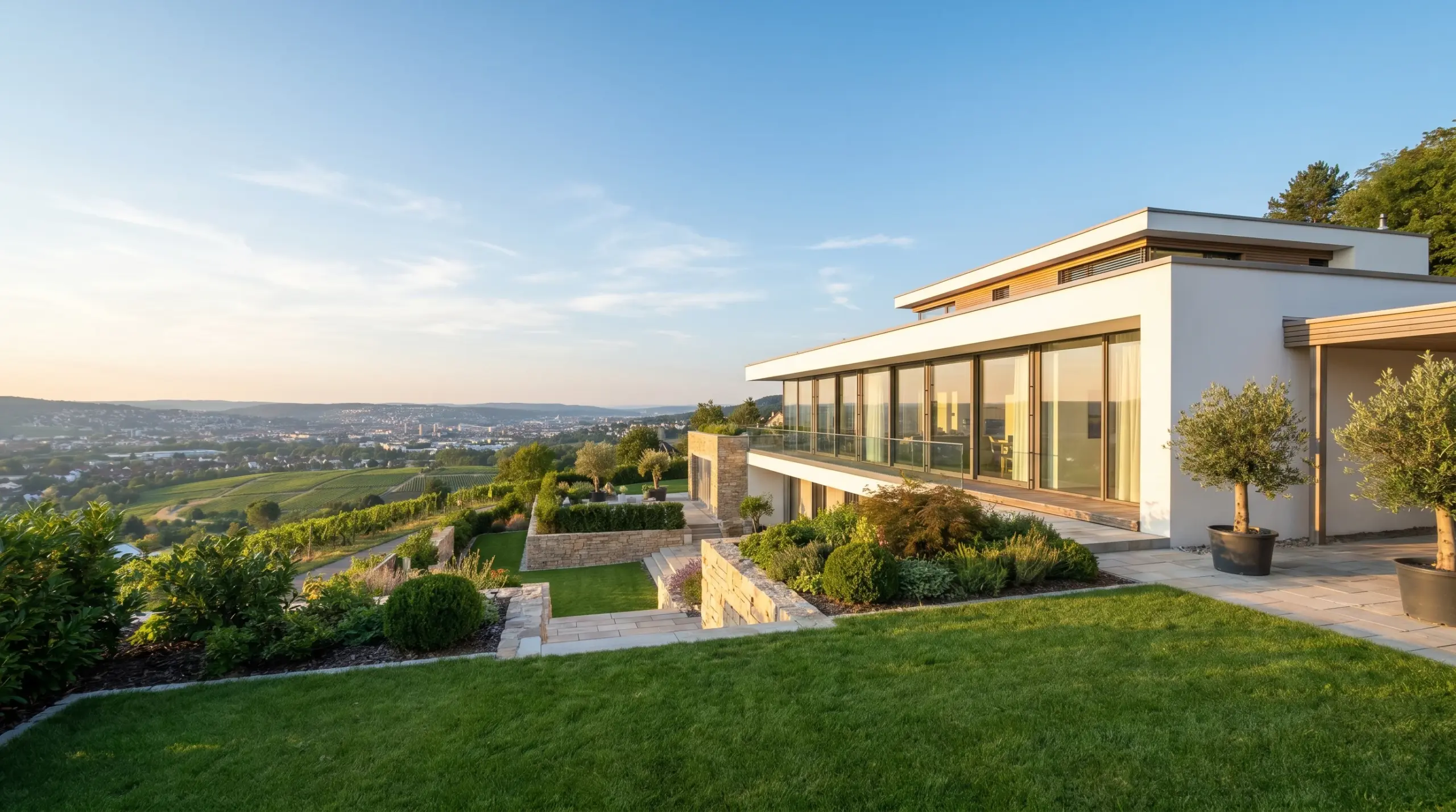 Aufgaben Immobilienmakler Stuttgart – Modernes Haus in der Stuttgarter Halbhöhenlage