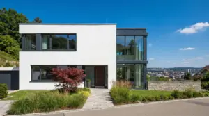 Alleinauftrag Makler Stuttgart – moderne Villa in der Halbhöhenlage mit Blick auf das Stadttal