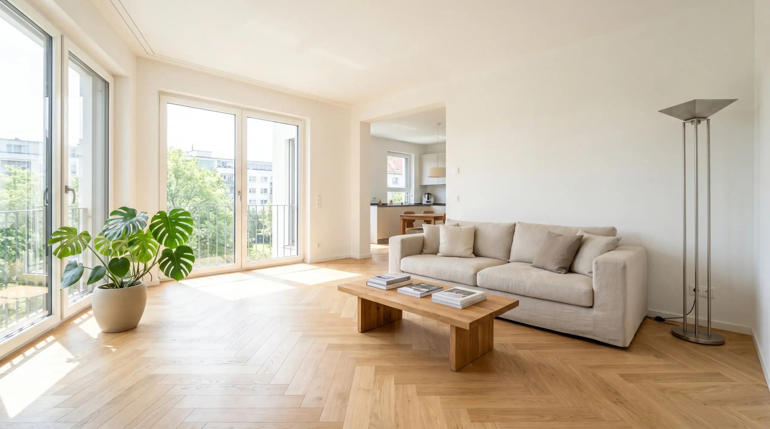 Helles modernes Wohnzimmer – Immobilie verkaufen in Stuttgart-Weilimdorf