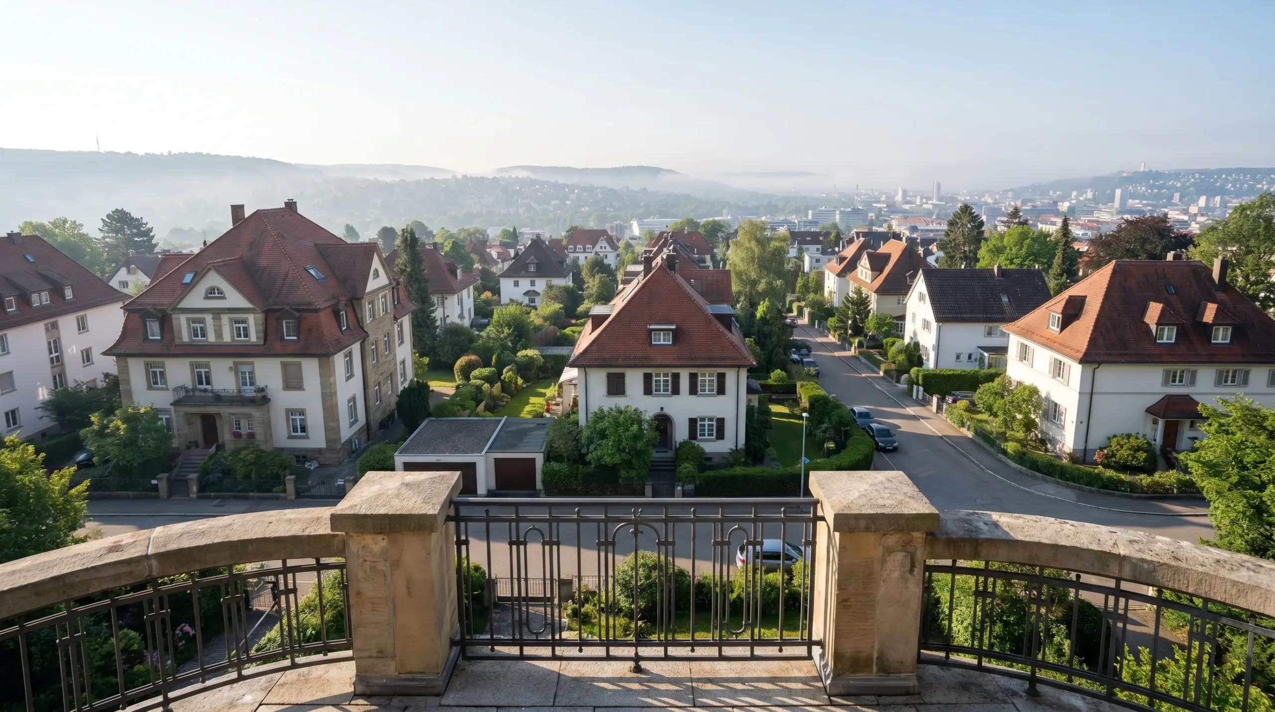 Wie lange dauert ein Hausverkauf in Stuttgart – Blick über Stuttgarter Wohnviertel