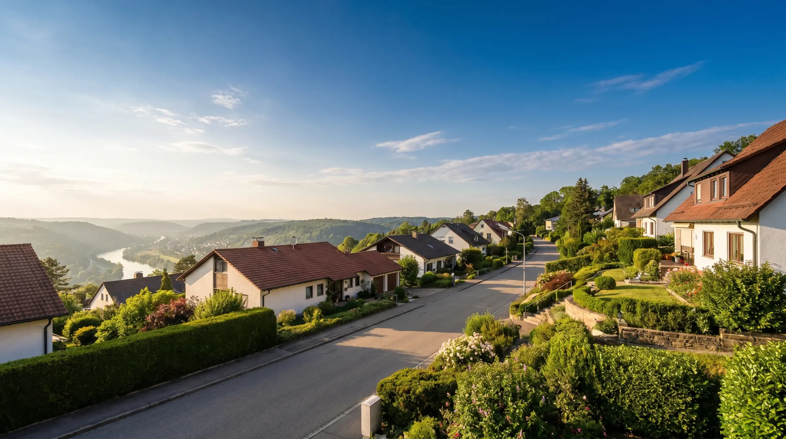 Wohnlage Bad Cannstatt Stuttgart – Hangbebauung mit Blick Richtung Neckartal