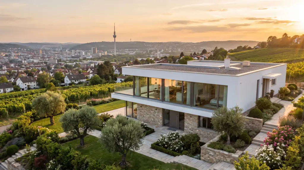 Immobilienmakler Degerloch Stuttgart – Exklusive Villa mit Panoramablick auf den Stuttgarter Talkessel