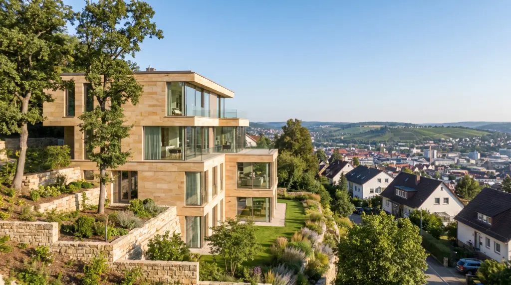 Immobilienbewertung Stuttgart – Villa in der Stuttgarter Halbhöhenlage mit Blick über die Stadt