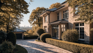 Haus verkaufen Stuttgart: modernes Einfamilienhaus in Halbhöhenlage mit Blick über die Stadt
